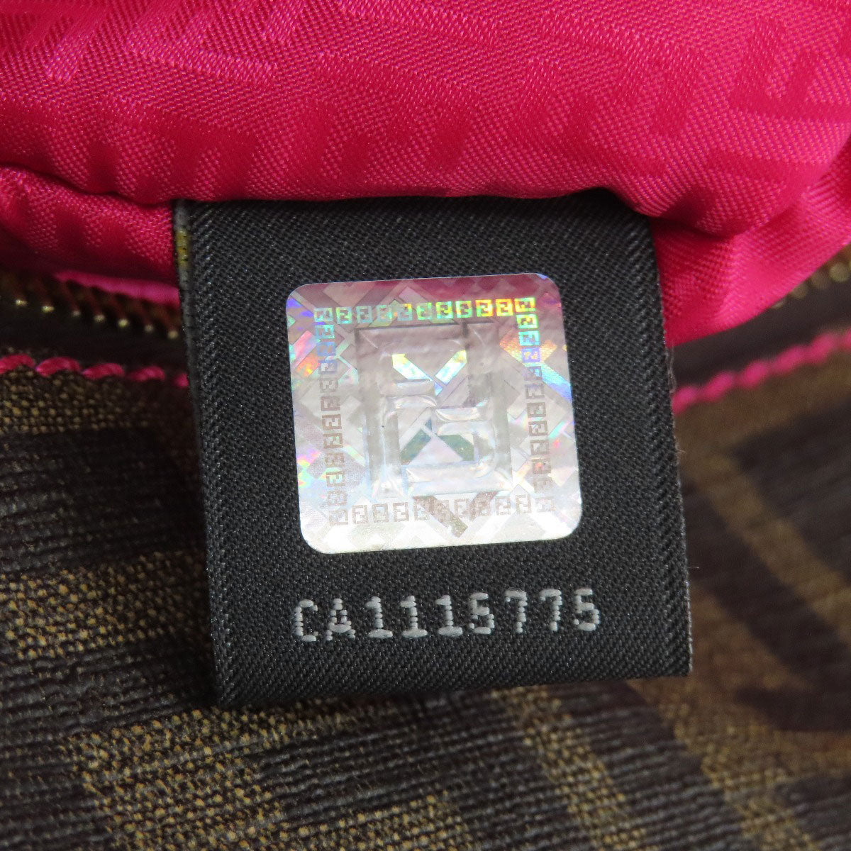 FENDI Zucca pattern Tote Bag Leather Ladies [Used]