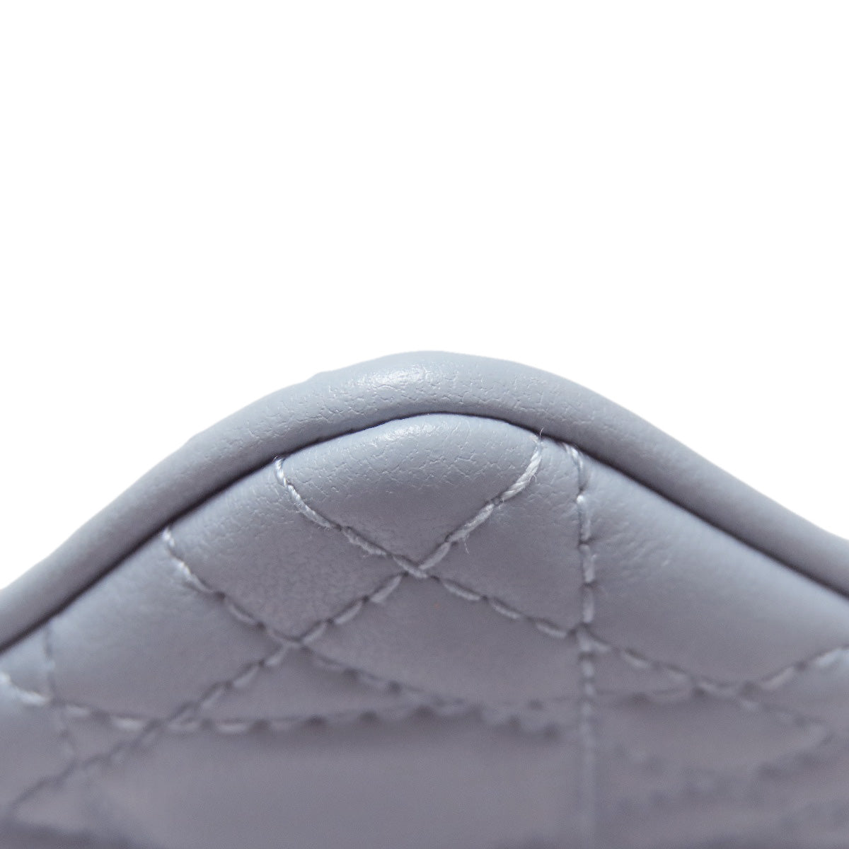 CHRISTIAN DIOR Cannage logo charm coin purse Calf Ladies [Used]