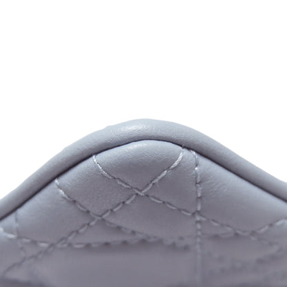 CHRISTIAN DIOR Cannage logo charm coin purse Calf Ladies [Used]