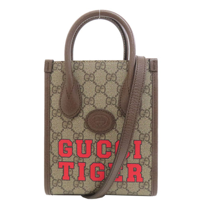 GUCCI 671623 Interlocking G 2WAY Handbag PVC Ladies [Used]