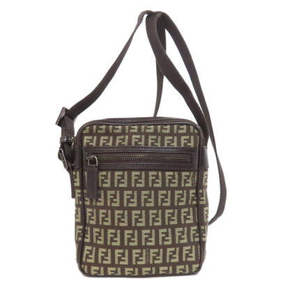 FENDI Zucca pattern Shoulder Bag Canvas Ladies [Used]