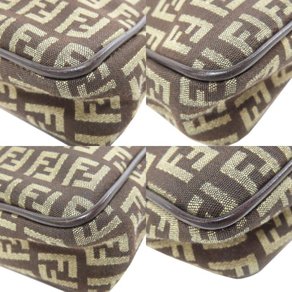 FENDI Zucca pattern Shoulder Bag Canvas Ladies [Used]