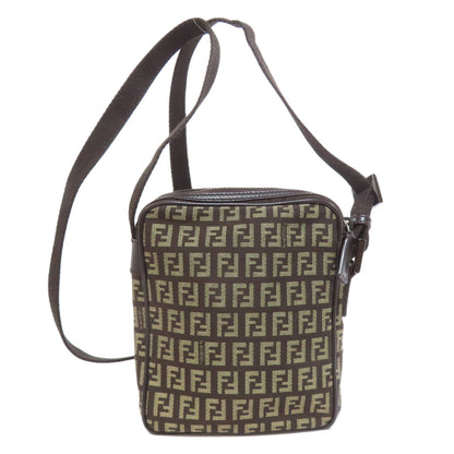 FENDI Zucca pattern Shoulder Bag Canvas Ladies [Used]