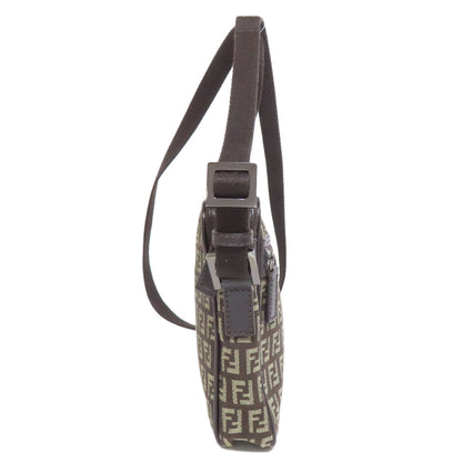 FENDI Zucca pattern Shoulder Bag Canvas Ladies [Used]