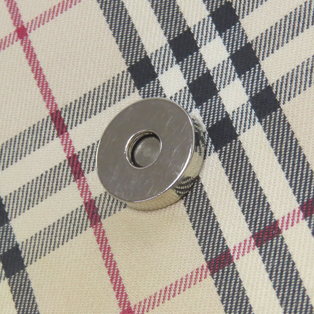 BURBERRY Nova Check Shoulder Bag Leather CanvasLadies [Used]