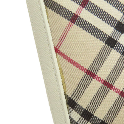 BURBERRY Nova Check Shoulder Bag Leather CanvasLadies [Used]