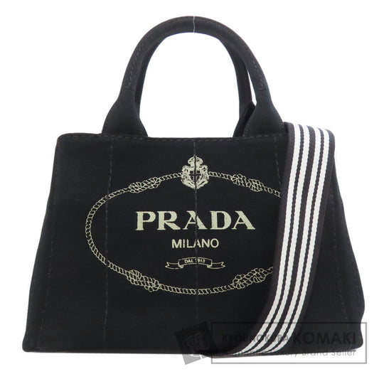 PRADA Canapa mini 2 WAY Handbag Canvas Ladies [Used]