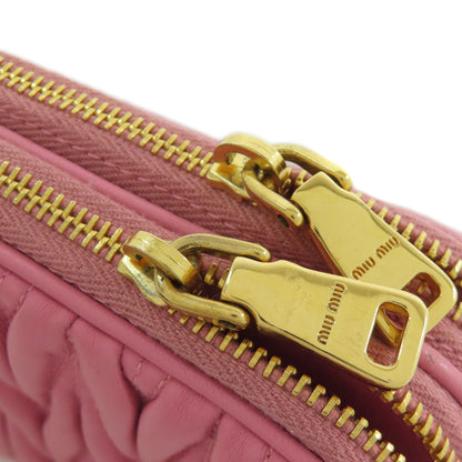 MIUMIU Materasse Accessory pouch Leather Ladies [Used]
