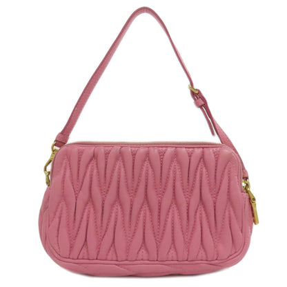 MIUMIU Materasse Accessory pouch Leather Ladies [Used]