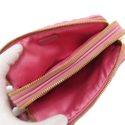 MIUMIU Materasse Accessory pouch Leather Ladies [Used]