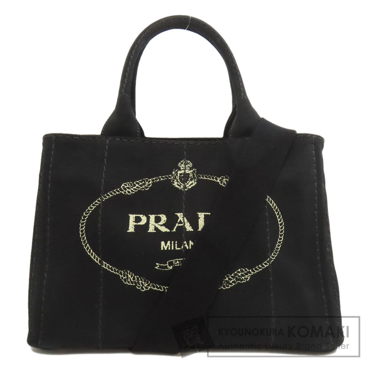PRADA Canapa Mini 2WAY Handbag Canvas Ladies [Used]
