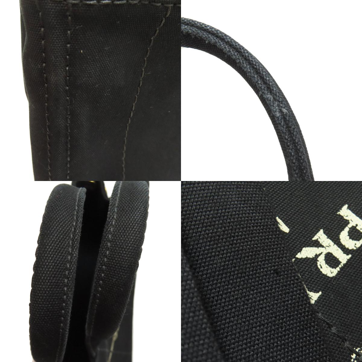 PRADA Canapa Mini 2WAY Handbag Canvas Ladies [Used]