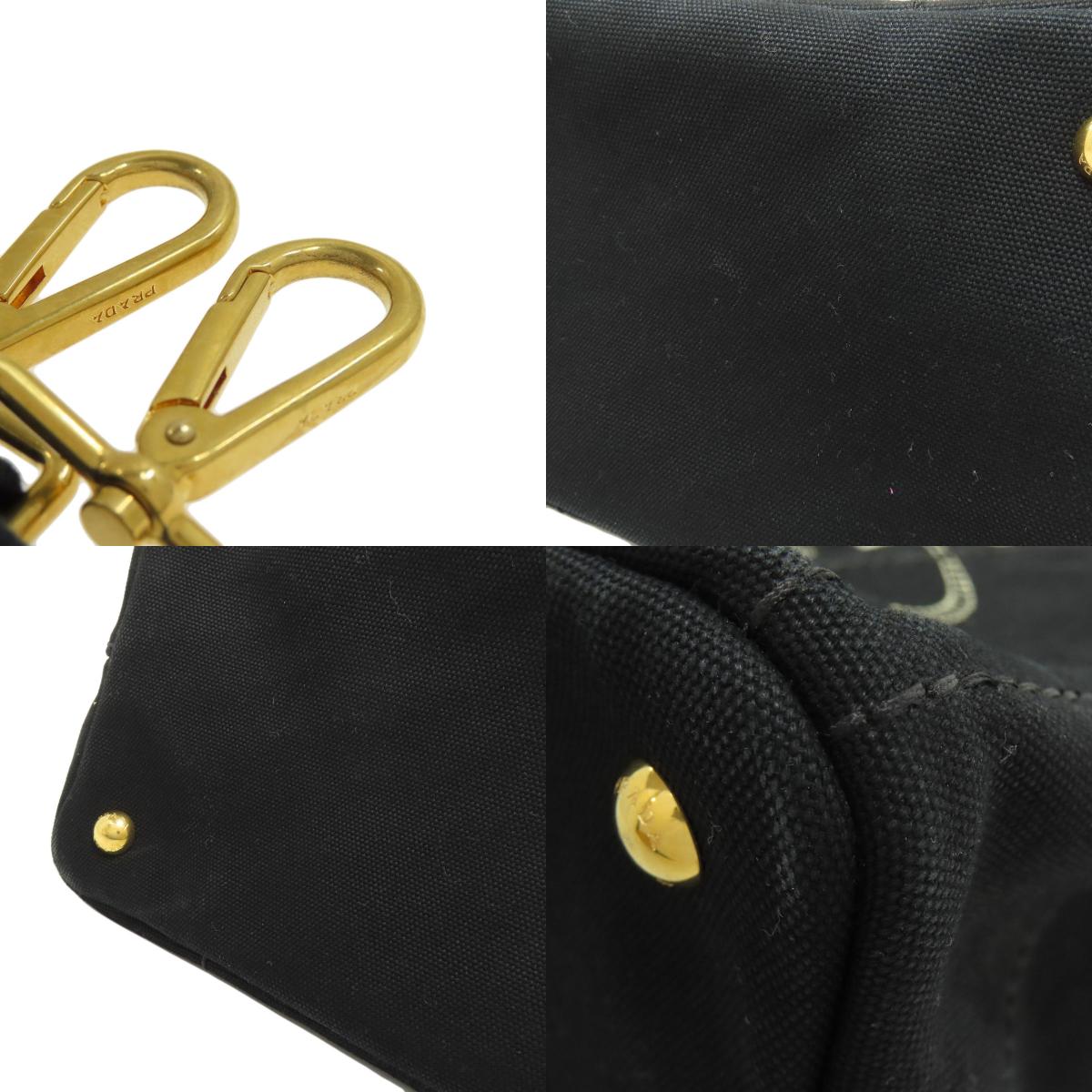 PRADA Canapa Mini 2WAY Handbag Canvas Ladies [Used]