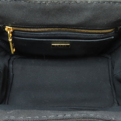 PRADA Canapa Mini 2WAY Handbag Canvas Ladies [Used]