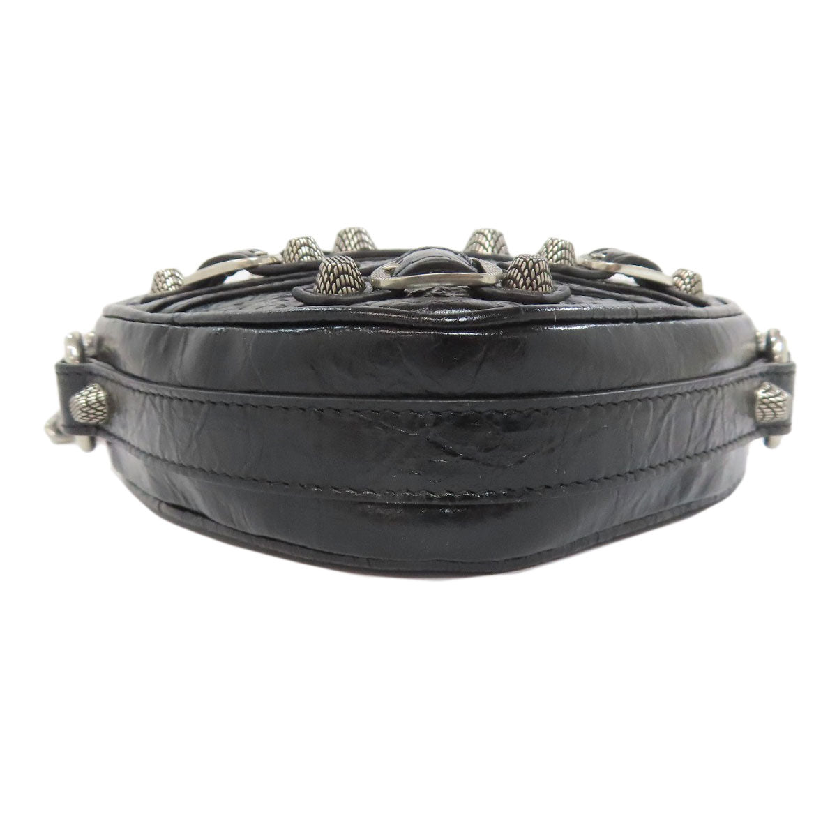 BALENCIAGA Heart motif Shoulder Bag Leather Ladies [Used]