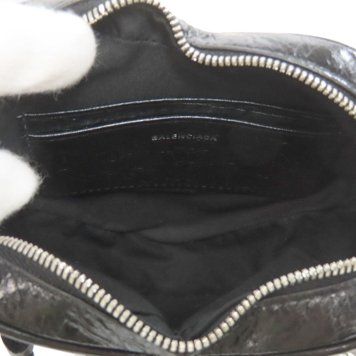 BALENCIAGA Heart motif Shoulder Bag Leather Ladies [Used]