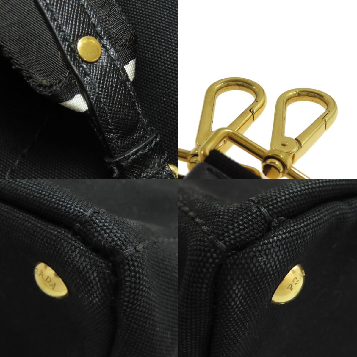 PRADA Canapa Mini 2WAY Handbag Canvas Ladies [Used]