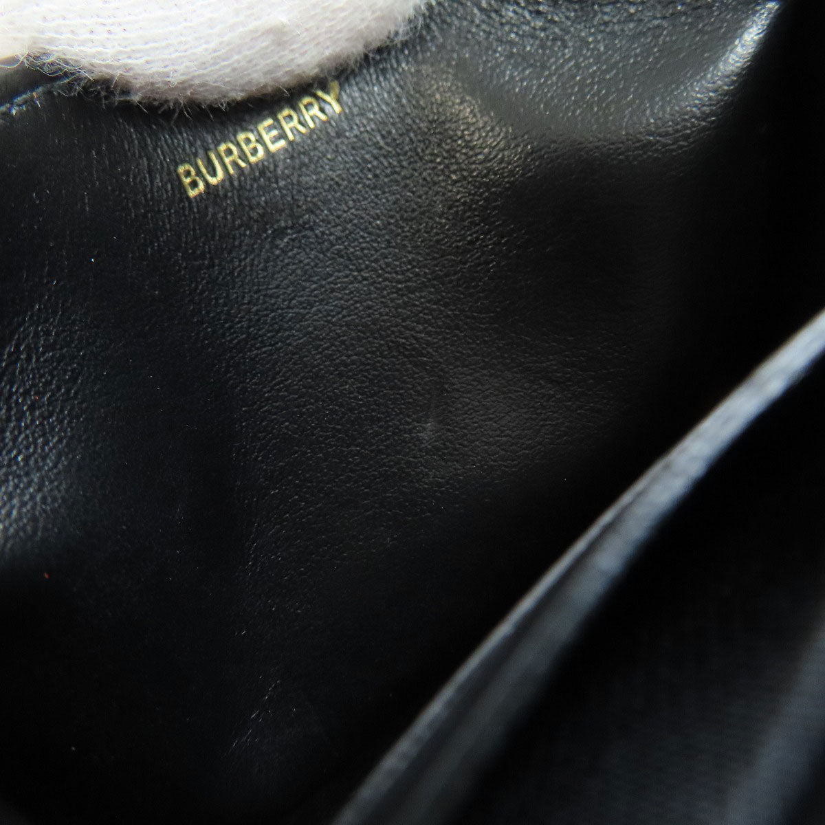 BURBERRY logo Bifold Wallet with Coin Pocket PVC Ladies [Used]