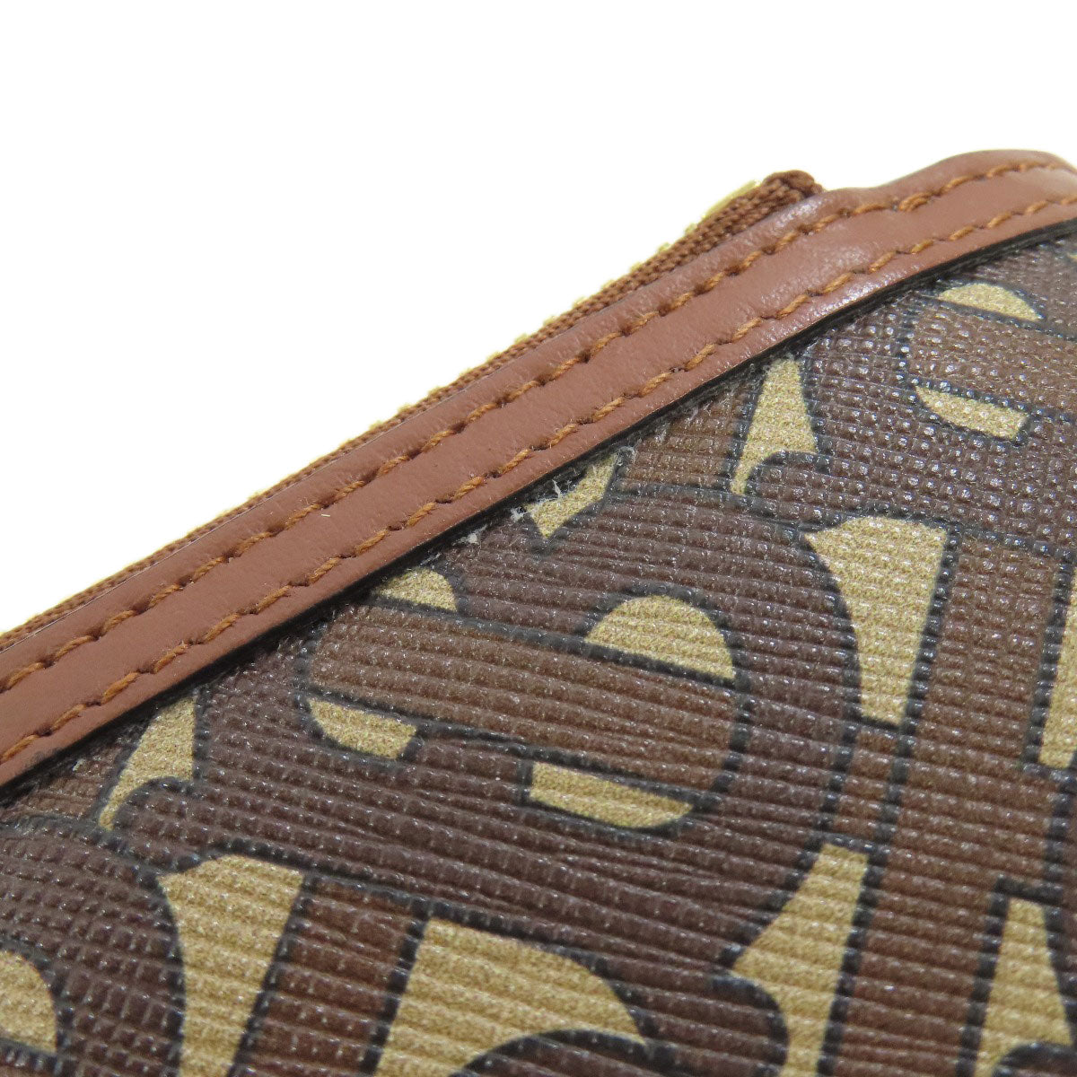 BURBERRY logo Bifold Wallet with Coin Pocket PVC Ladies [Used]