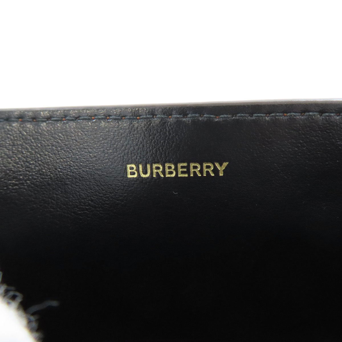 BURBERRY logo Bifold Wallet with Coin Pocket PVC Ladies [Used]