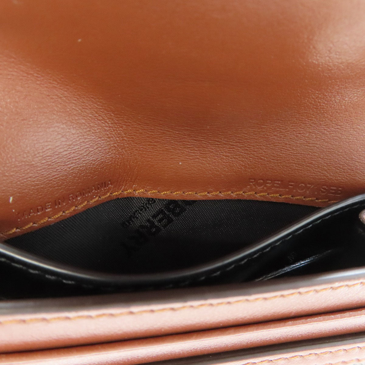 BURBERRY logo Bifold Wallet with Coin Pocket PVC Ladies [Used]