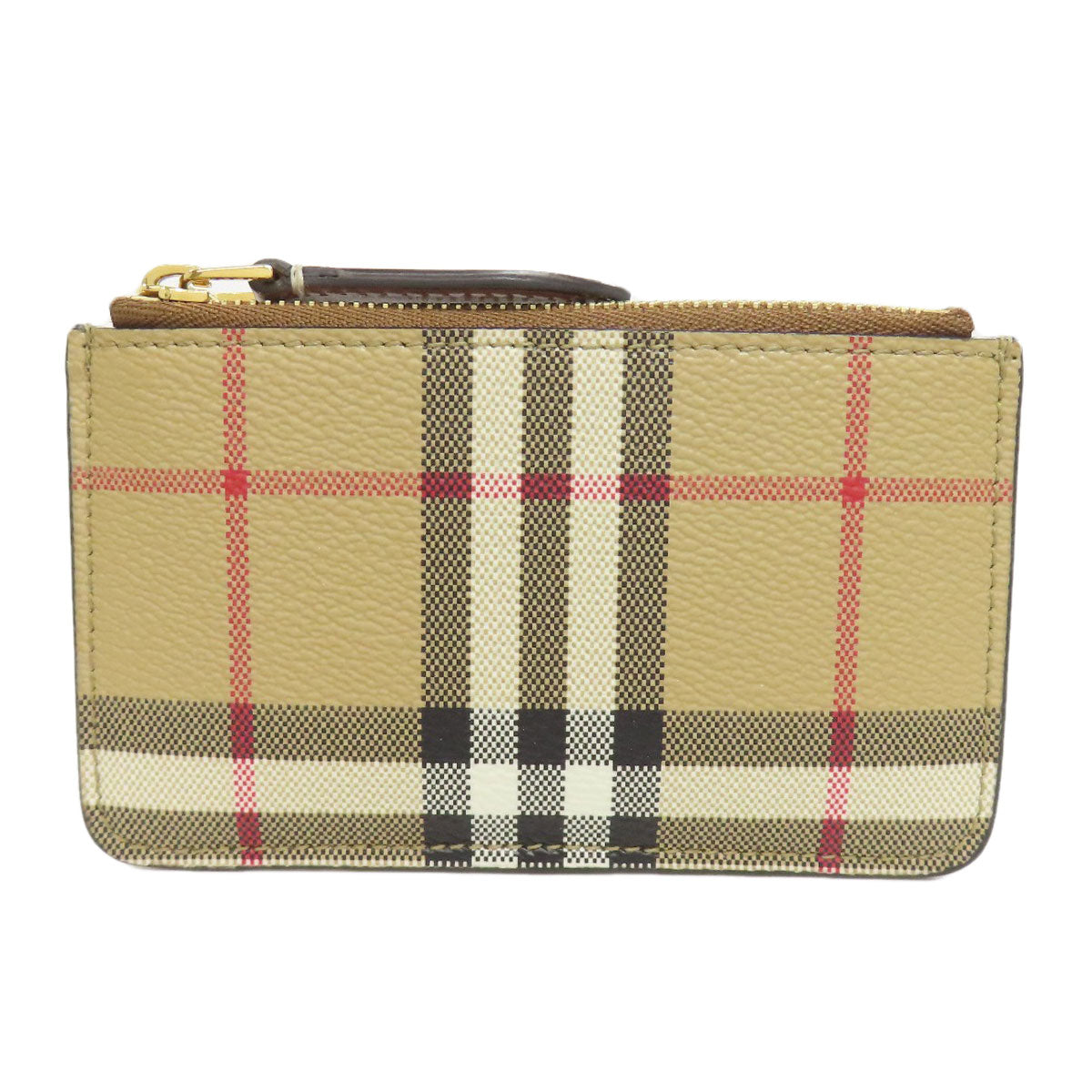 BURBERRY Nova Check coin purse Leather Ladies [Used]