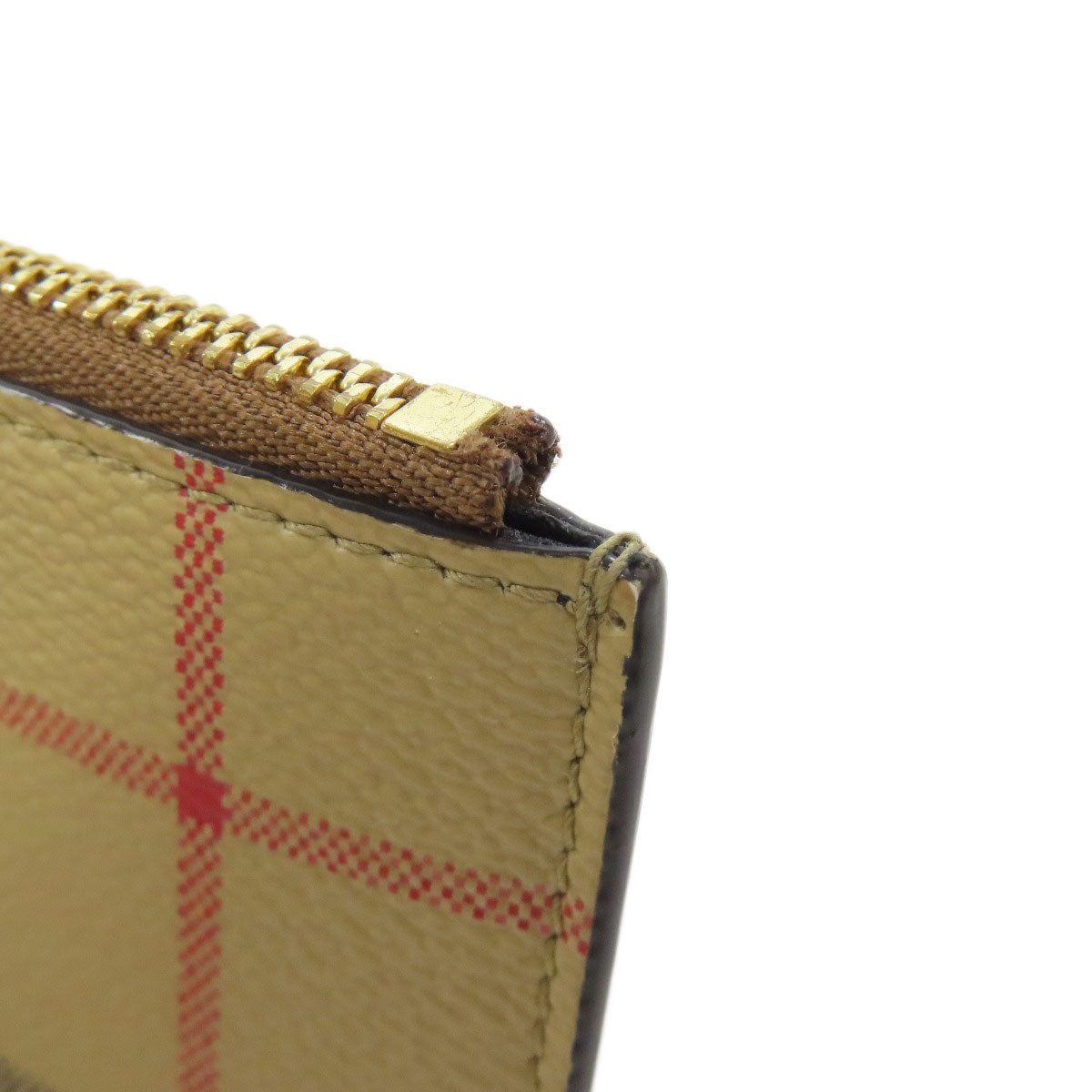 BURBERRY   Nova Check coin purse  Leather Ladies [Used]