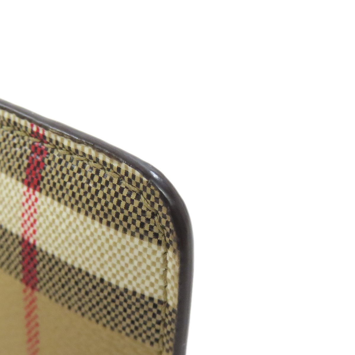 BURBERRY Nova Check coin purse Leather Ladies [Used]