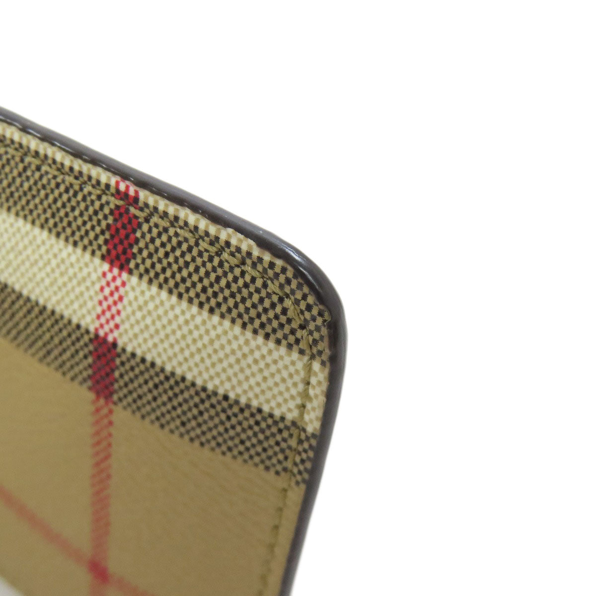 BURBERRY Nova Check coin purse Leather Ladies [Used]