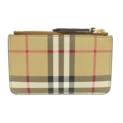 BURBERRY Nova Check coin purse Leather Ladies [Used]