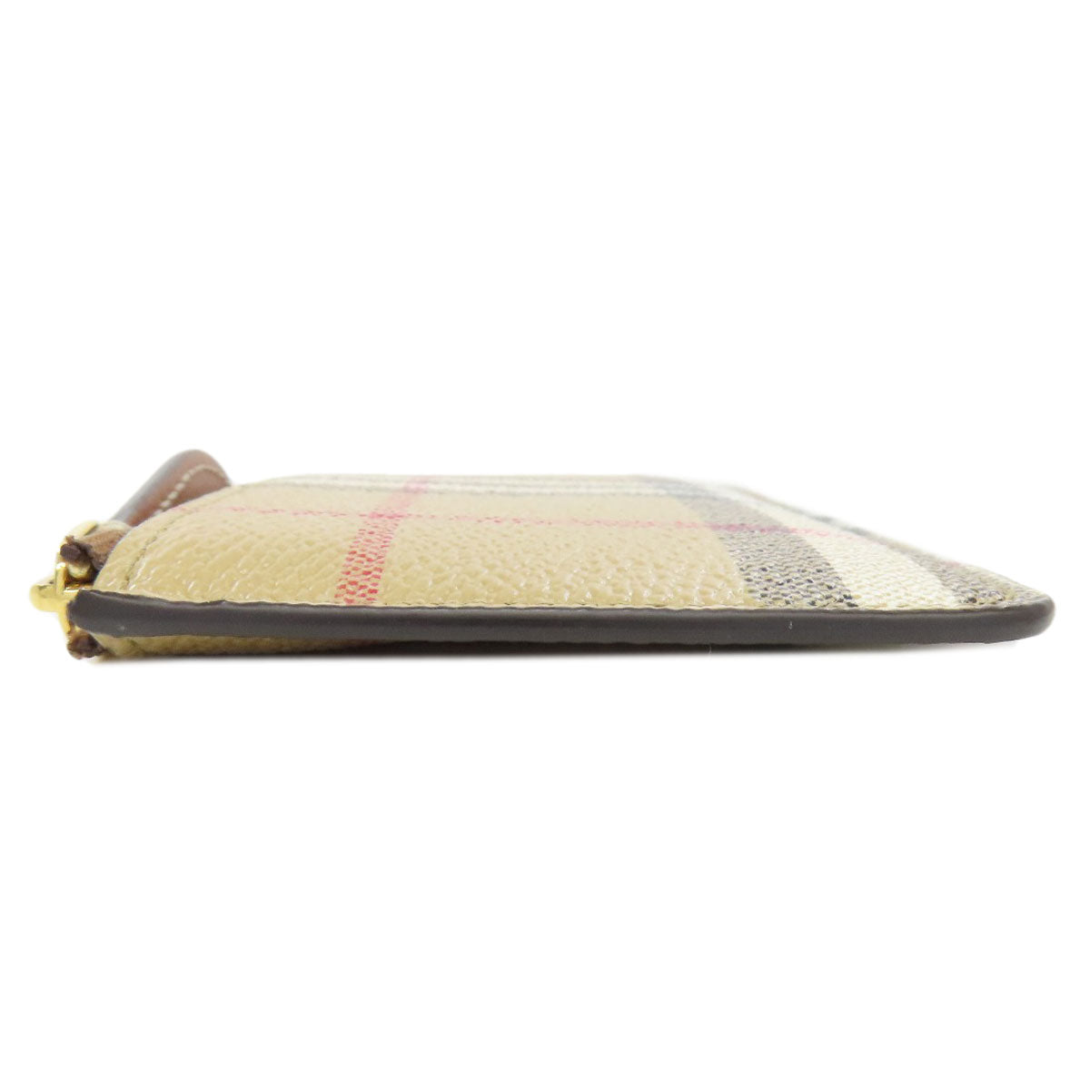 BURBERRY Nova Check coin purse Leather Ladies [Used]