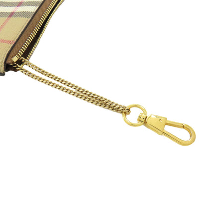 BURBERRY Nova Check coin purse Leather Ladies [Used]