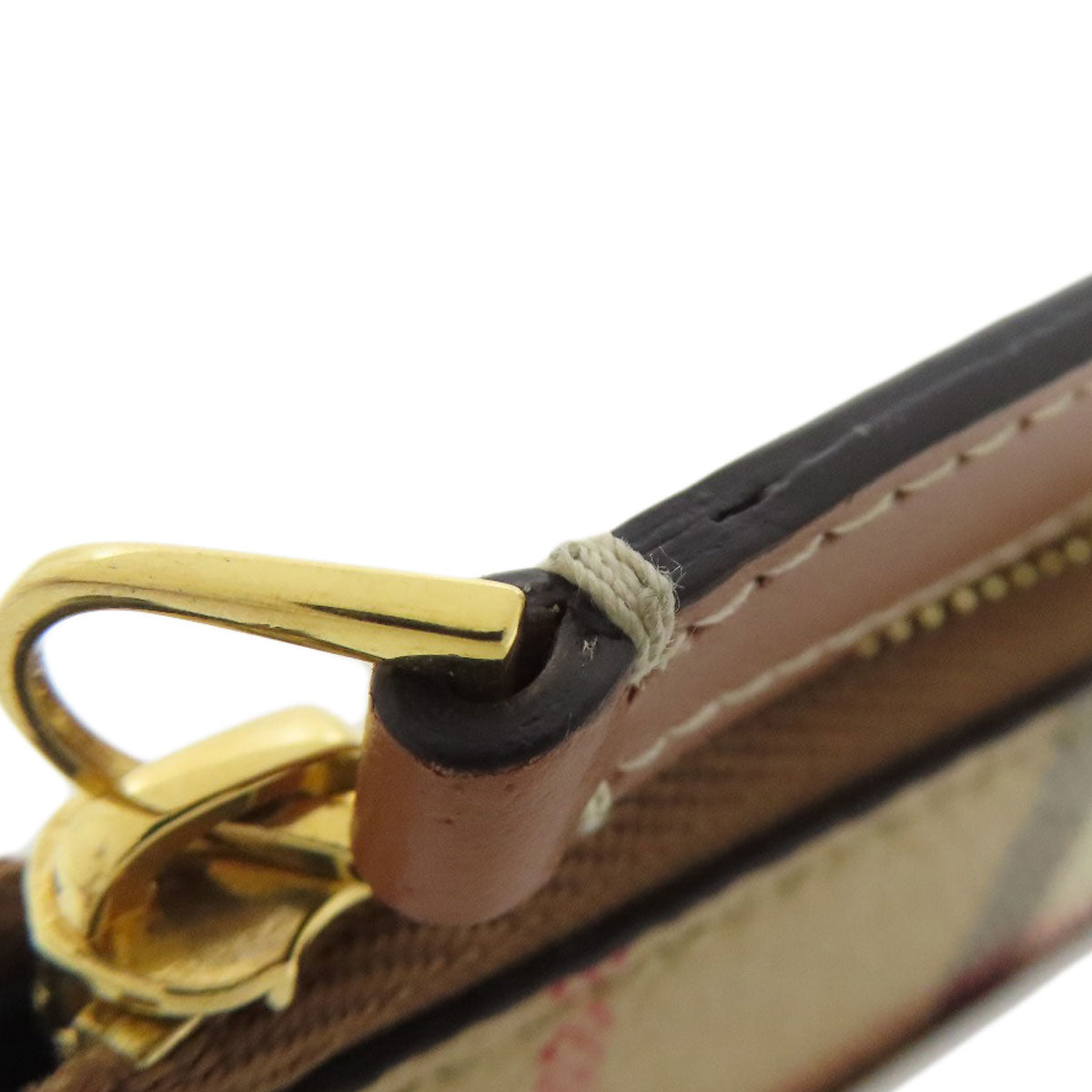 BURBERRY   Nova Check coin purse  Leather Ladies [Used]