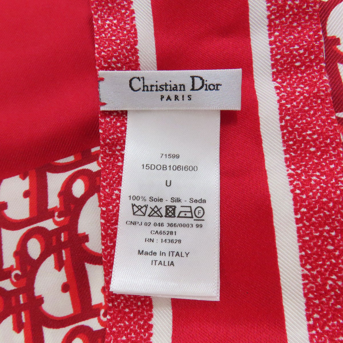 CHRISTIAN DIOR Mitza Scarf Silk Ladies [Used]