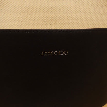 Jimmy Choo logo Tote Bag Canvas Ladies [Used]