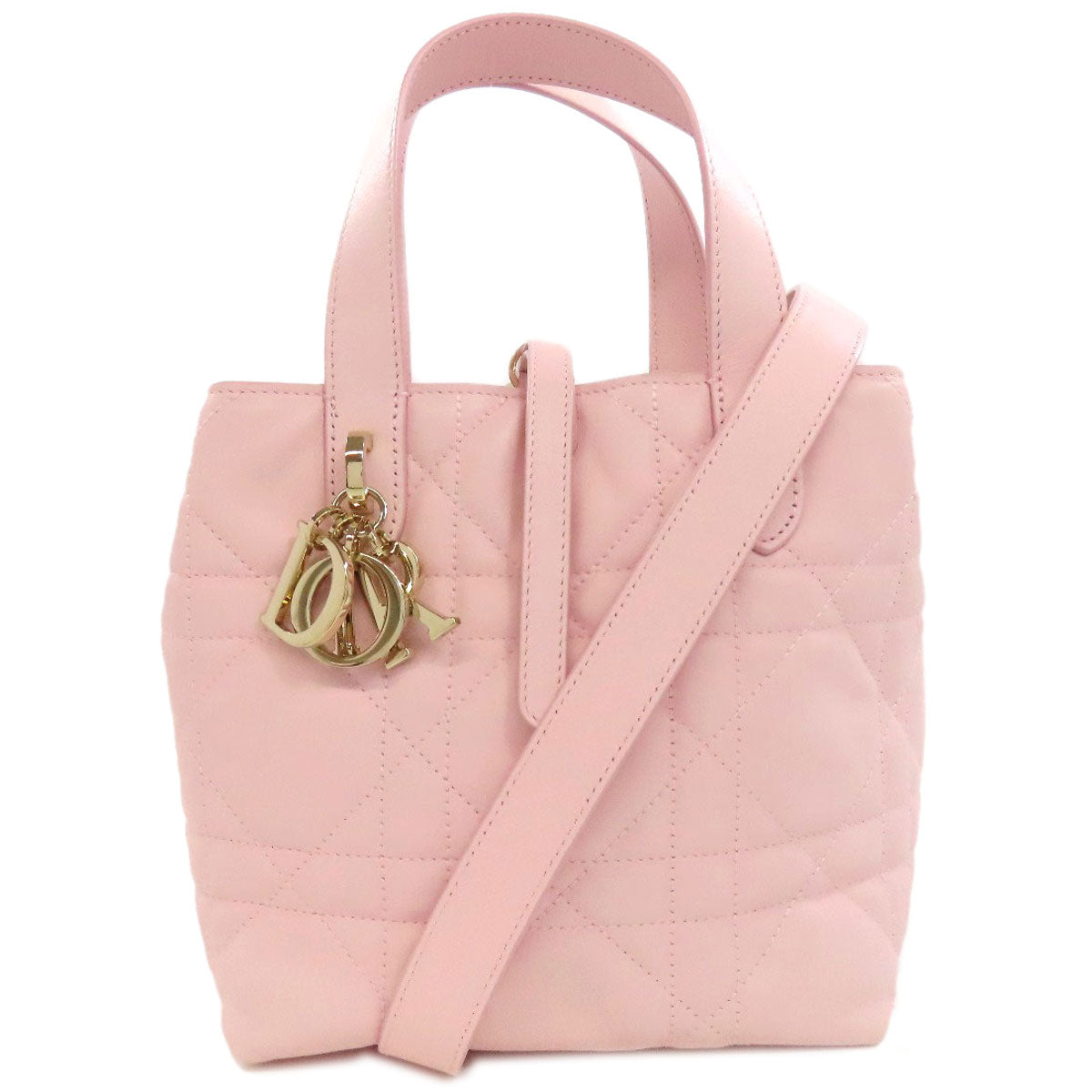 CHRISTIAN DIOR   Toujour 2WAY Handbag  Calf Ladies [Used]