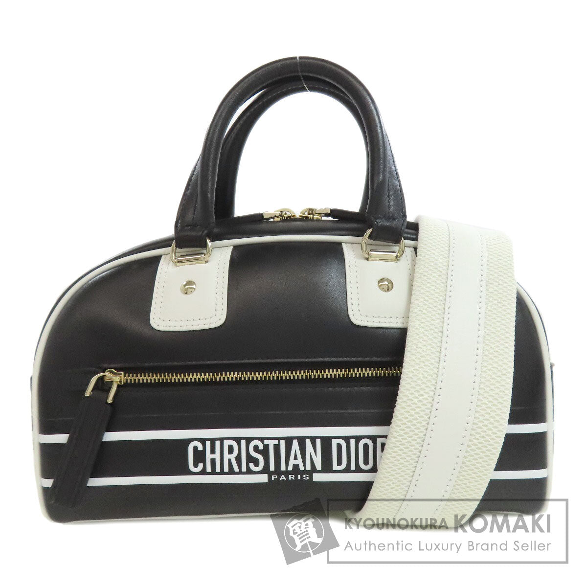 CHRISTIAN DIOR Vibe 2WAY Handbag Calf Ladies [Used]