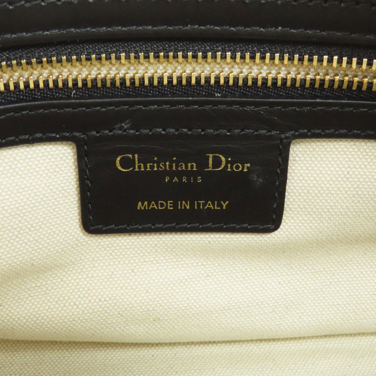CHRISTIAN DIOR Vibe 2WAY Handbag Calf Ladies [Used]