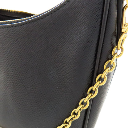 PRADA Logo Hardware 2WAY Shoulder Bag Safiano Ladies [Used]