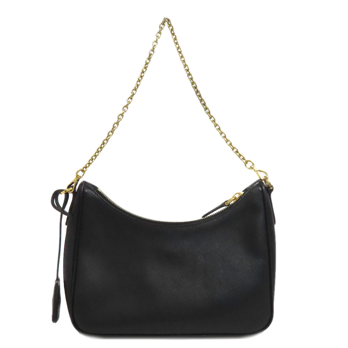 PRADA Logo Hardware 2WAY Shoulder Bag Safiano Ladies [Used]