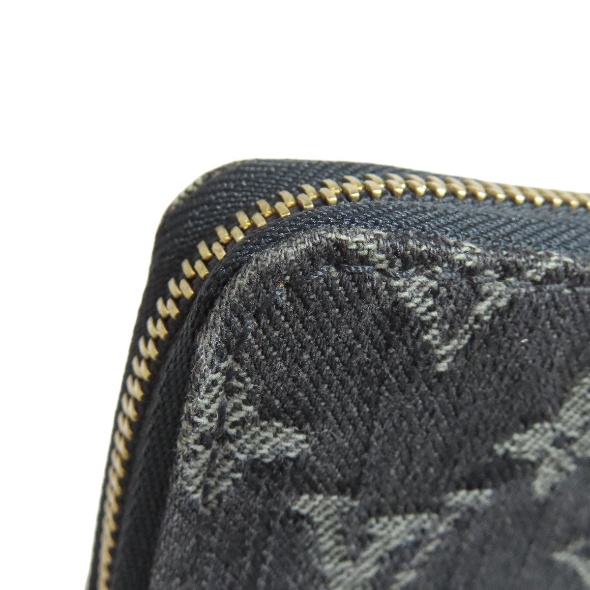 LOUIS VUITTON M95614 Zippy wallet Long wallet (with coin pocket) Denim Ladies [Used]