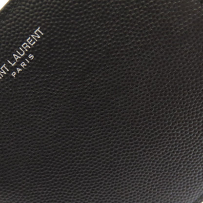 SAINT LAURENT logo Bifold Wallet with Coin Pocket Leather Ladies [Used]