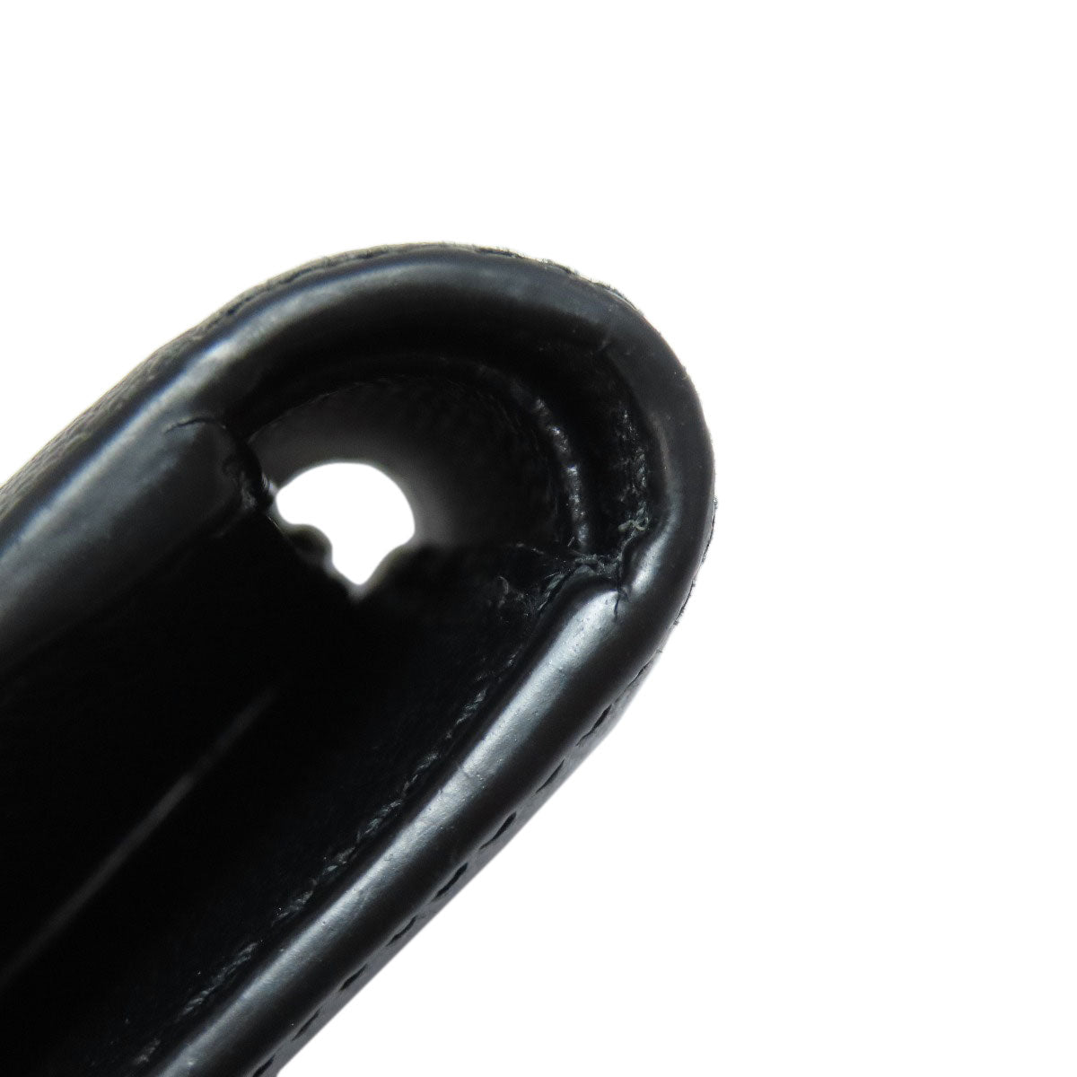 SAINT LAURENT logo Bifold Wallet with Coin Pocket Leather Ladies [Used]