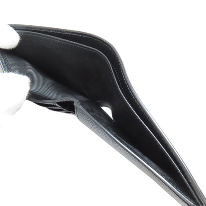 SAINT LAURENT logo Bifold Wallet with Coin Pocket Leather Ladies [Used]