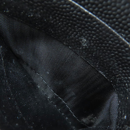 SAINT LAURENT logo Bifold Wallet with Coin Pocket Leather Ladies [Used]