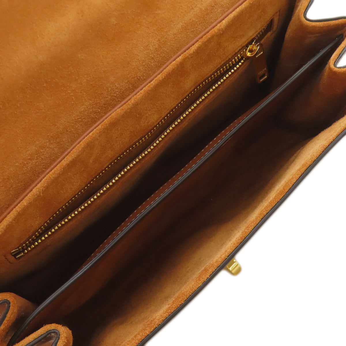 CELINE Saze Teen Soft Shoulder Bag Calf Ladies [Used]