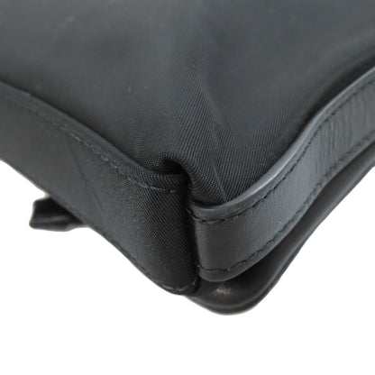 GIVENCHY logo Shoulder Bag Leather NylonLadies [Used]
