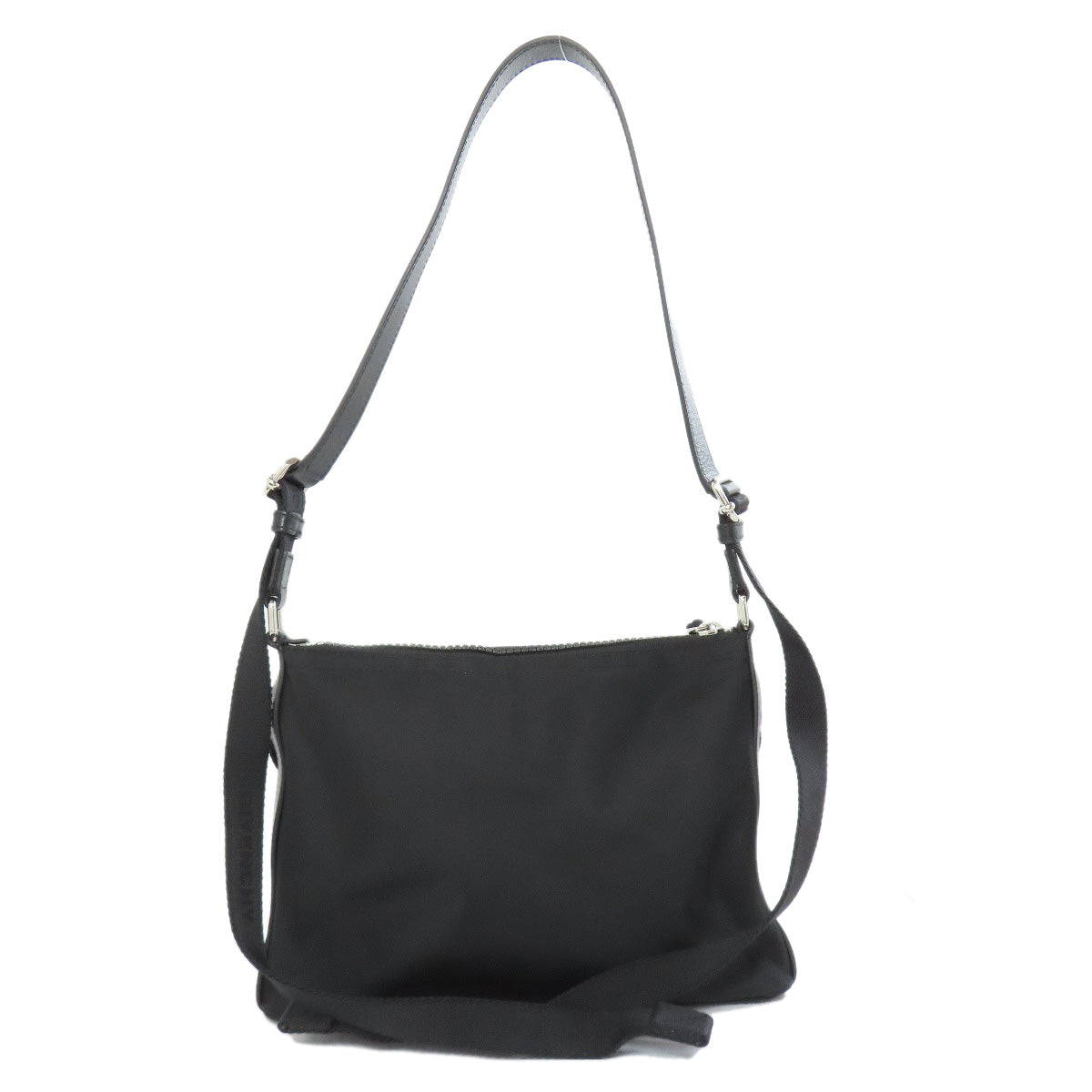 GIVENCHY logo Shoulder Bag Leather NylonLadies [Used]