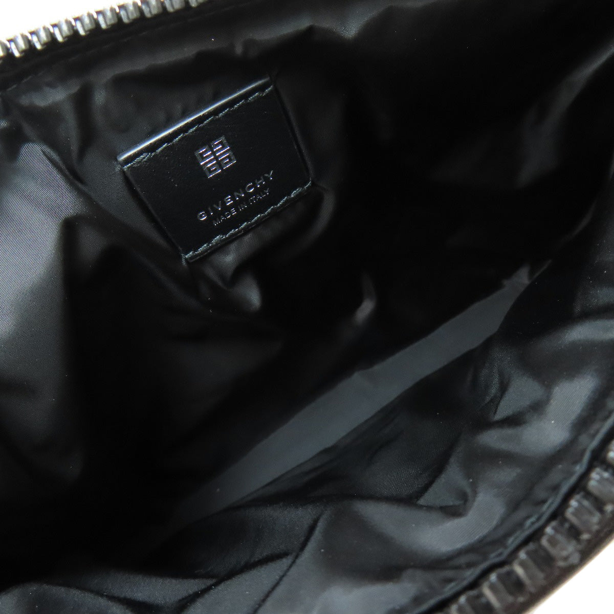 GIVENCHY logo Shoulder Bag Leather NylonLadies [Used]