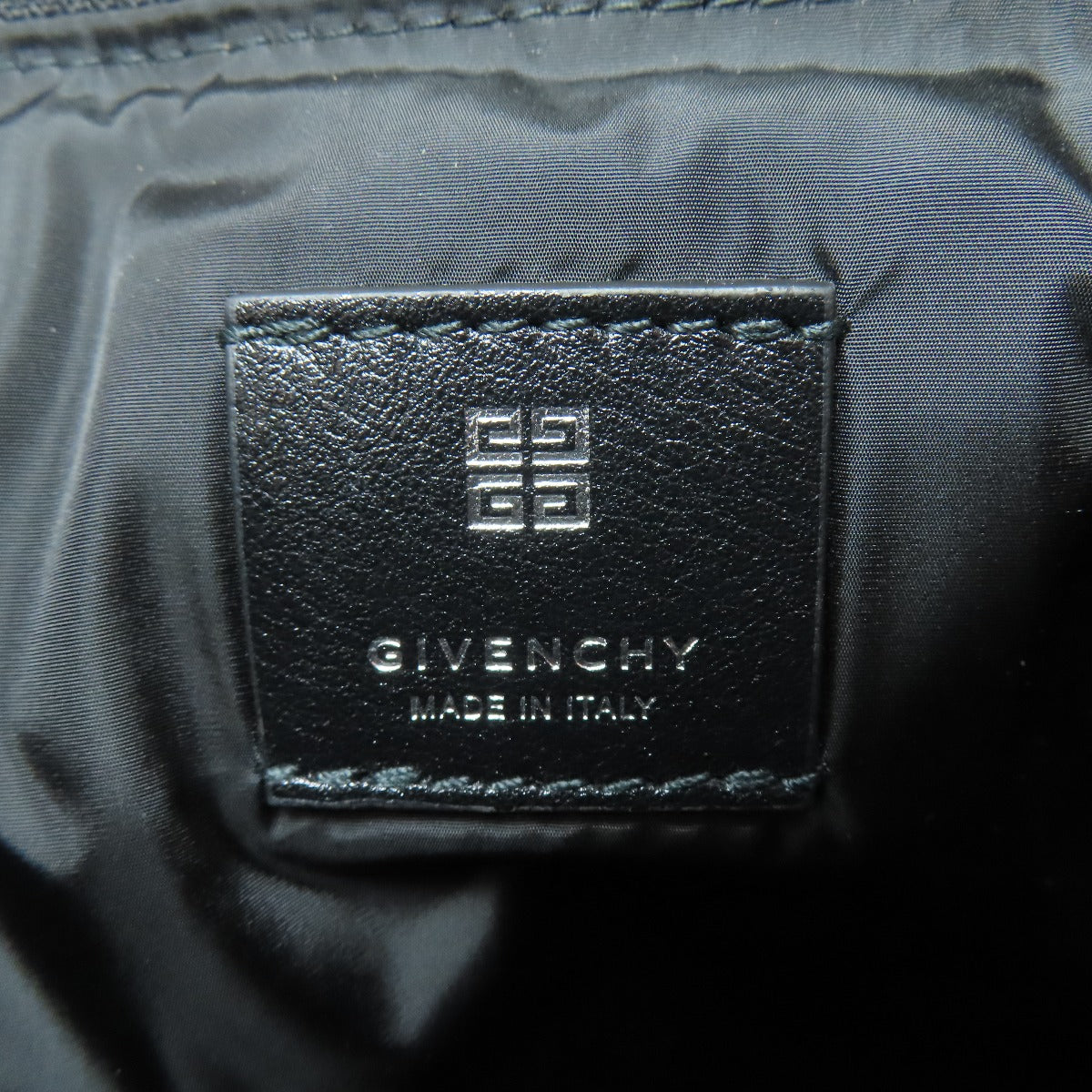 GIVENCHY logo Shoulder Bag Leather NylonLadies [Used]